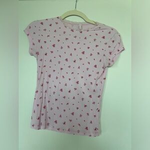 Skims Soft Lounge Floral Top
